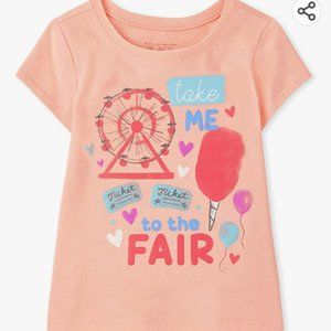 NWT 4-Toddler/Pink/The Children's Place/Graphic T Shirt Short Sleeve